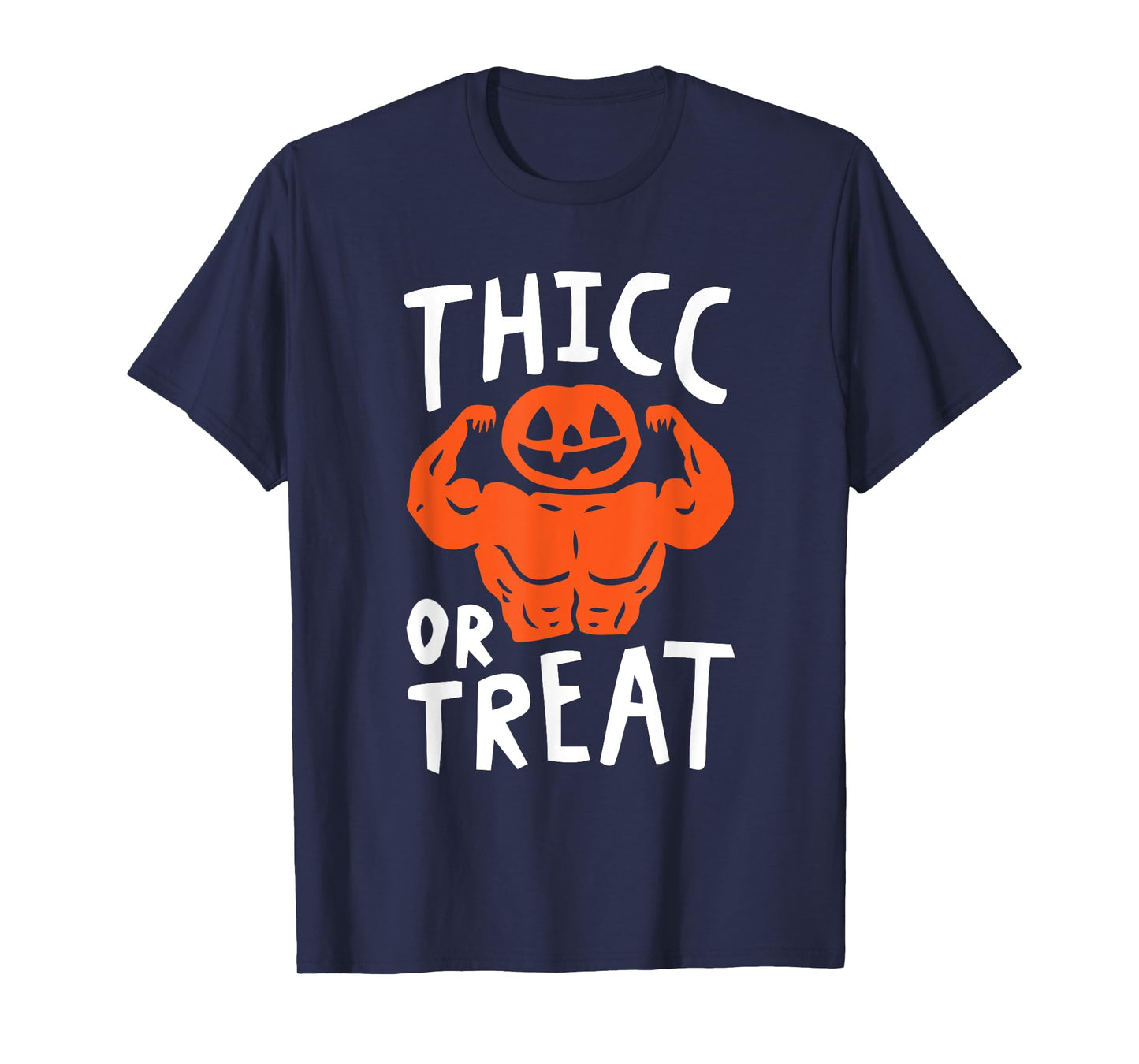 Trick Or Treat Pun Lazy Halloween Costume Workout Gym Lover T-Shirt