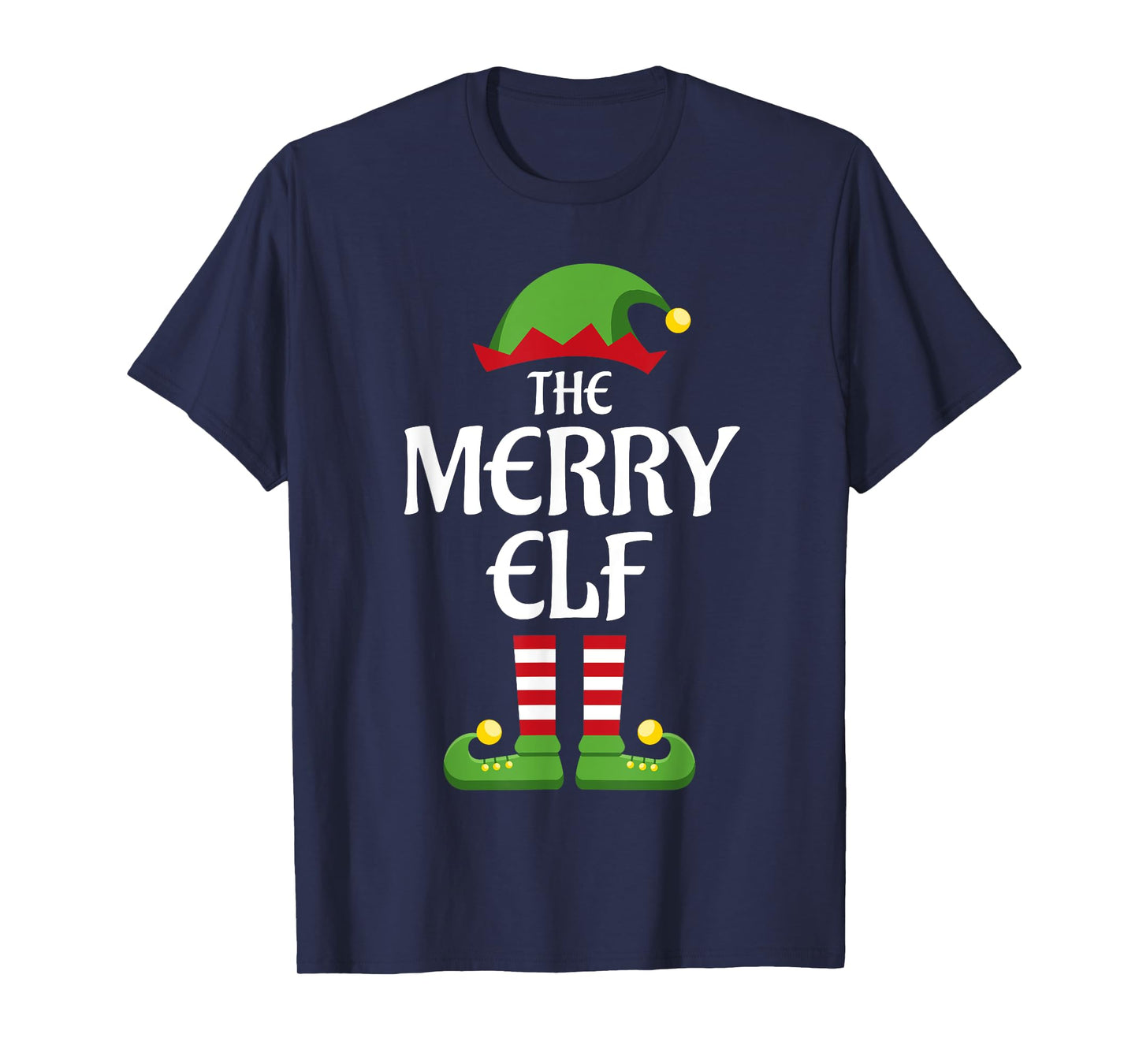 Merry Elf Family Matching Group Christmas Married T-Shirt