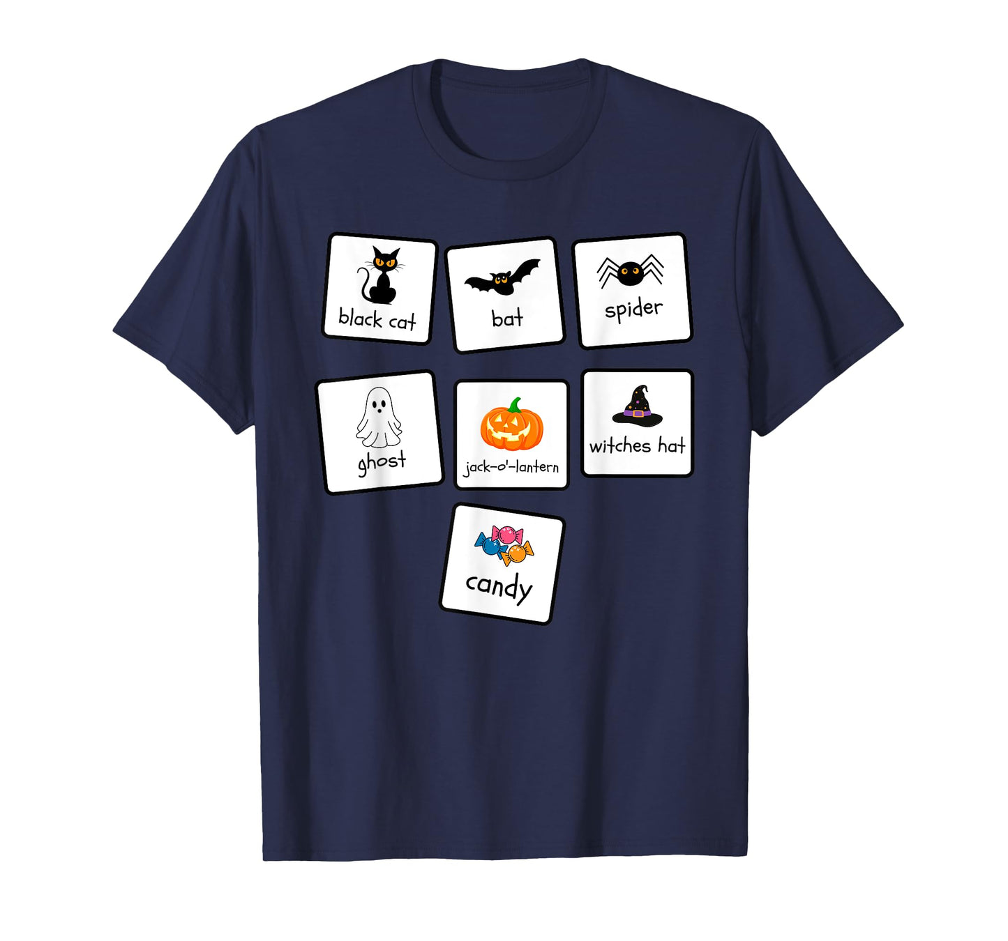 ABA Halloween Special Education Teacher Behavior Analyst AAC T-Shirt