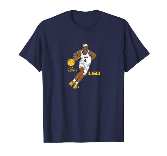 Flau'jae Johnson - Superstar Pose - LSU Women's Basketball T-Shirt