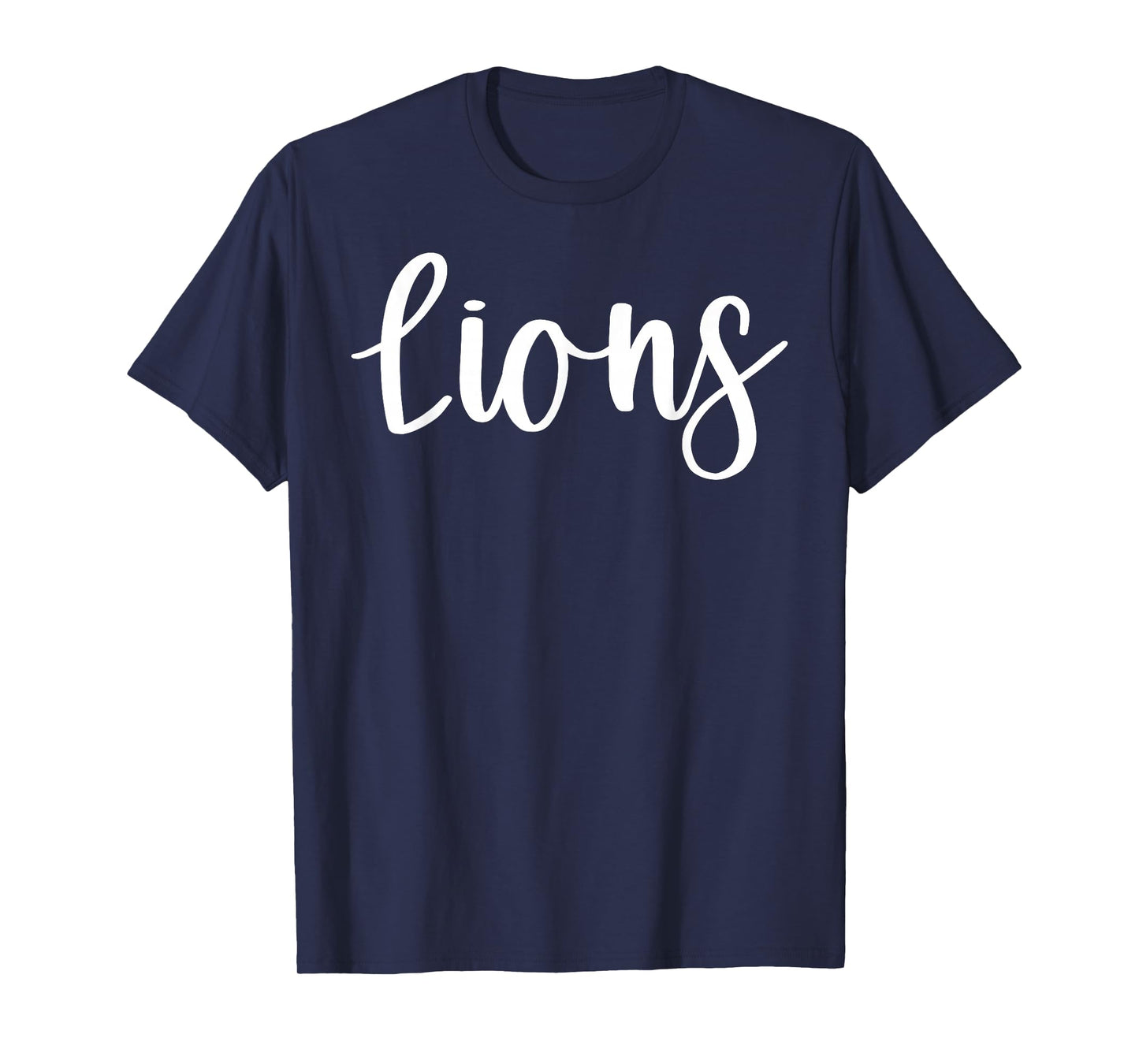 Lions School Spirit Team Mascot Game Night T-Shirt