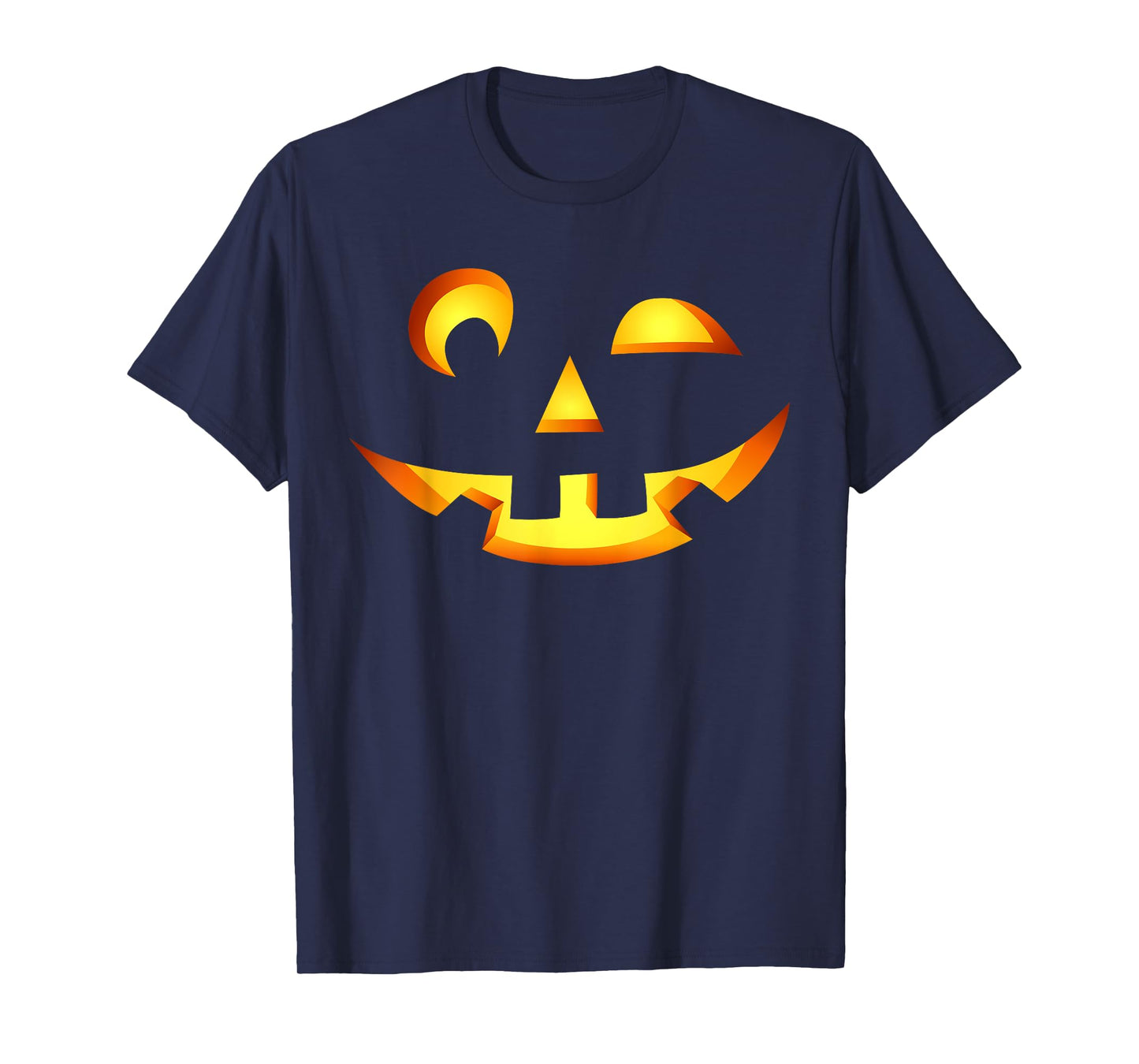 Pumpkin Jack O Lantern Face 14 Scary Pumpkin Funny Halloween T-Shirt