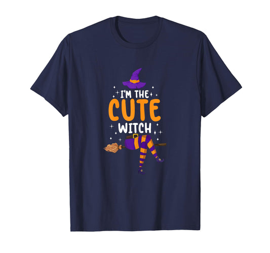 I'm the Cute Witch Halloween Matching Group Costume T-Shirt