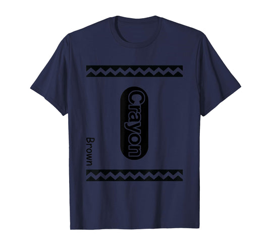 Halloween Costumes For Women Brown Crayon T-Shirt