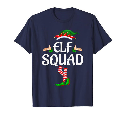 The Elf Squad Family Matching Group Christmas T-Shirt