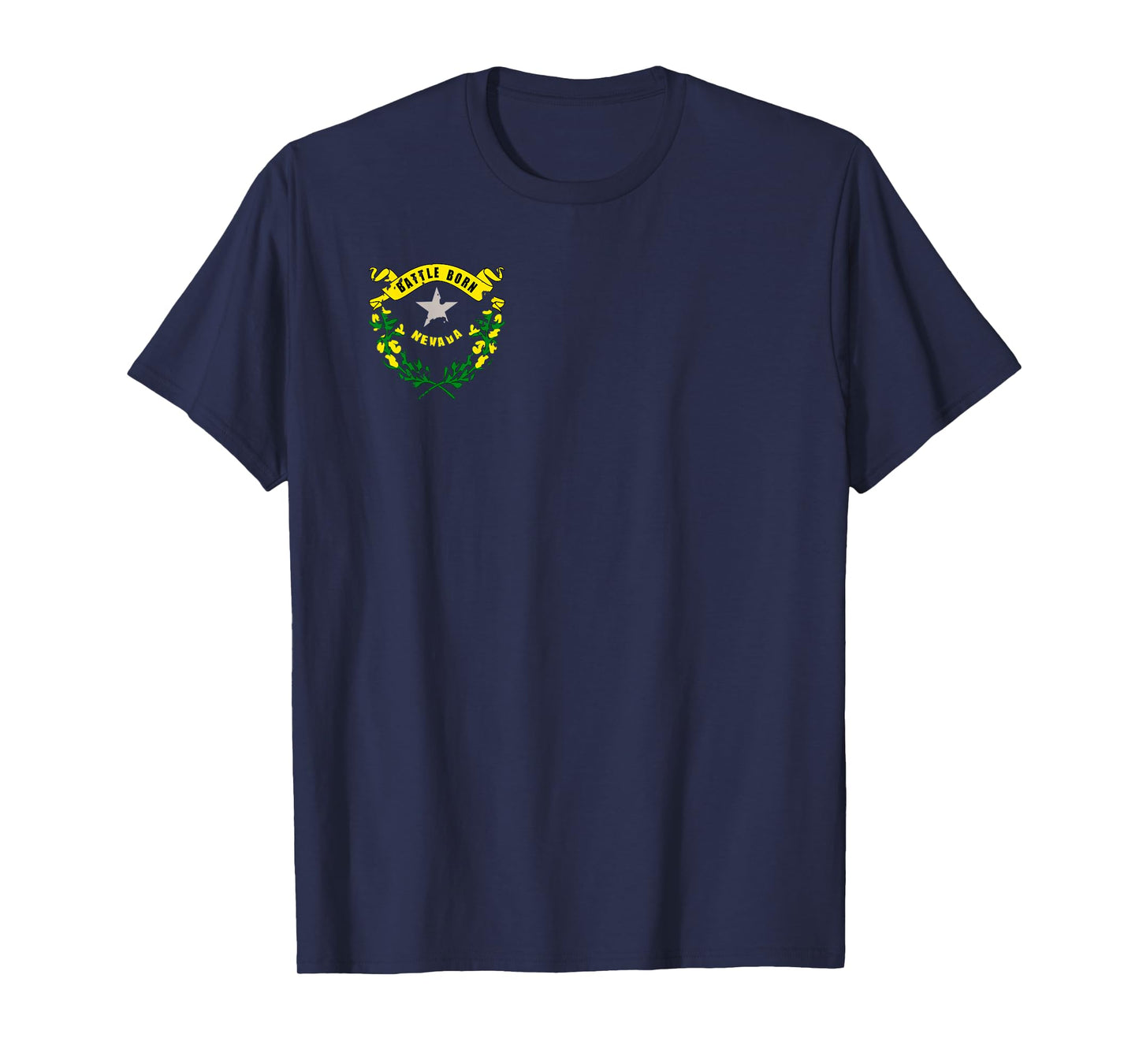 Nevada State Flag TShirt Distressed Cool Tee Patriotic T-Shirt
