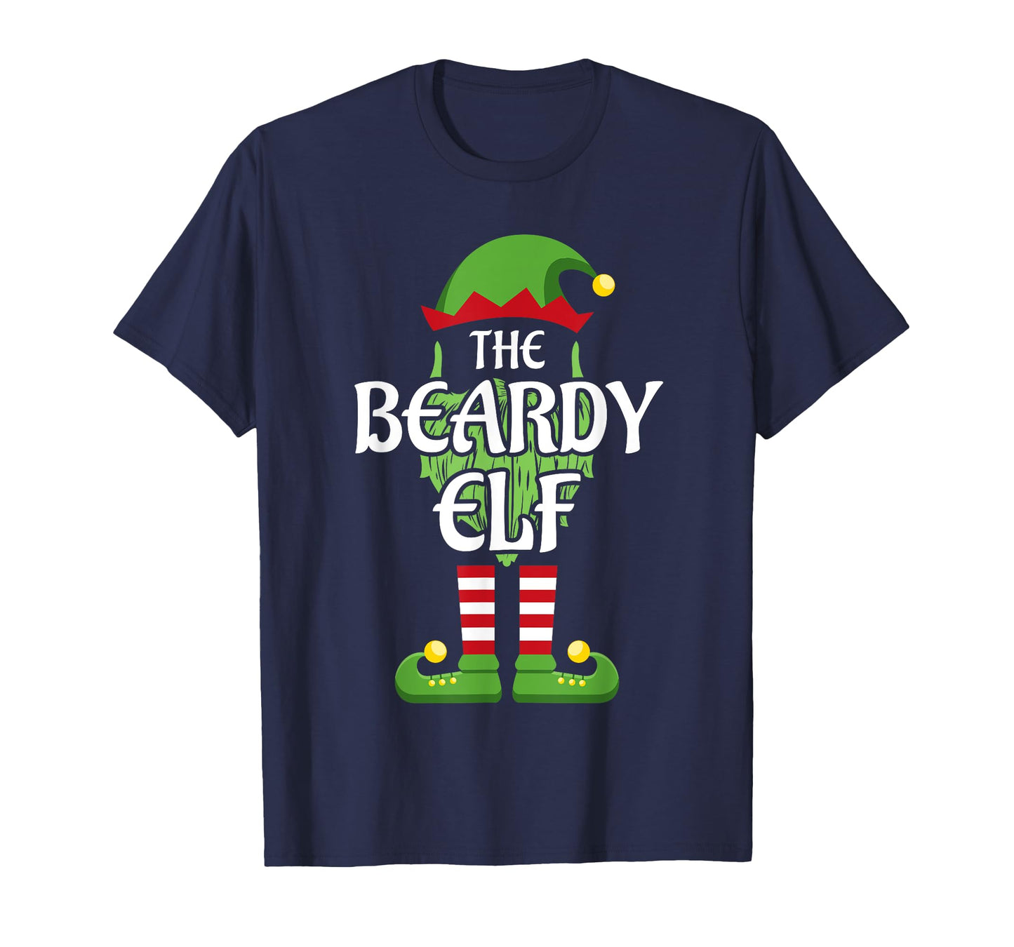 Beardy Elf Family Matching Group Christmas T-Shirt