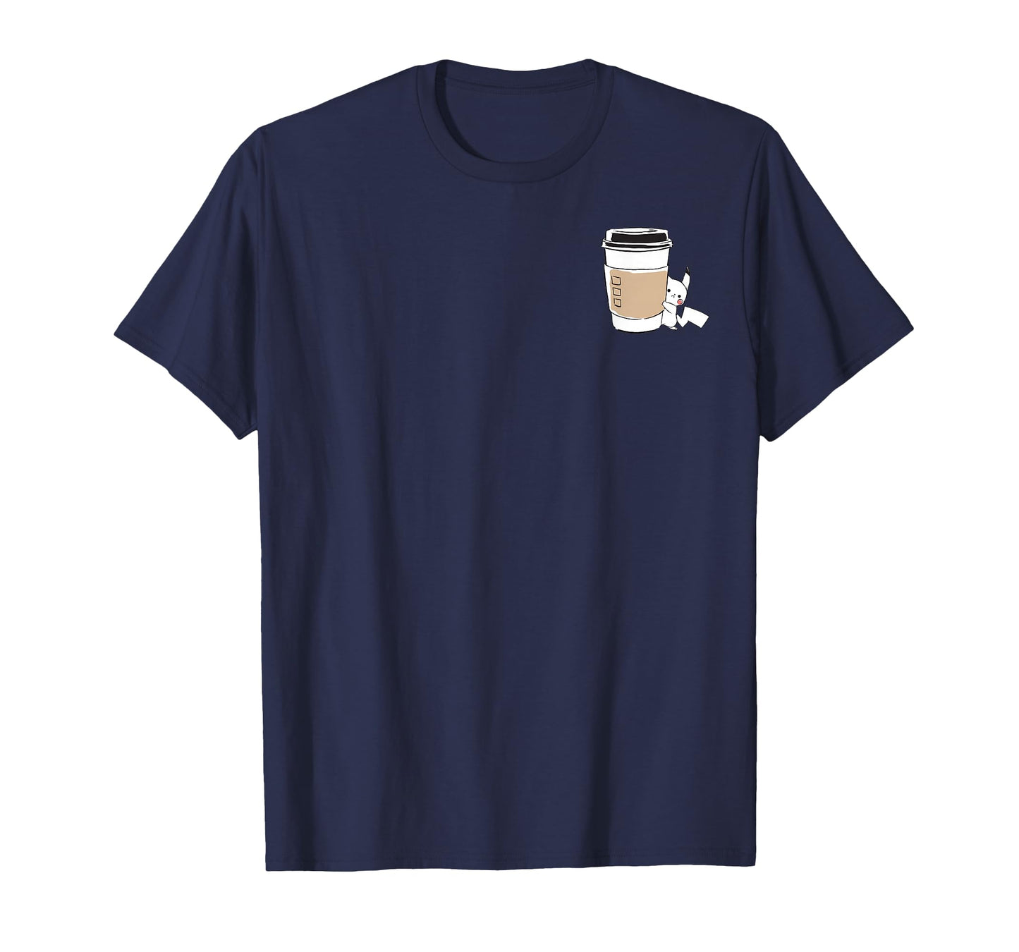 Pokémon Pikachu Sketch Mini Coffee Cup Cute Pocket Icon T-Shirt