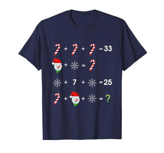 Order of Operations Quiz Funny Math Teacher Christmas Gift T-Shirt
