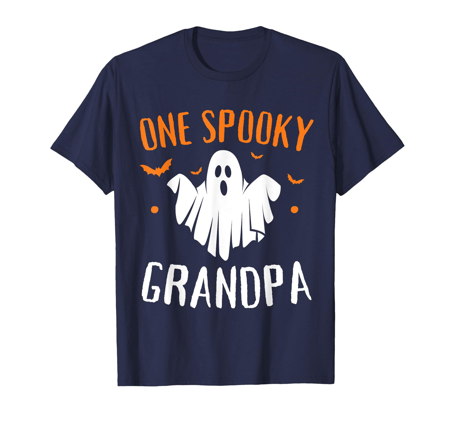 One Spooky Grandpa Shirt Funny Halloween Matching Family T-Shirt