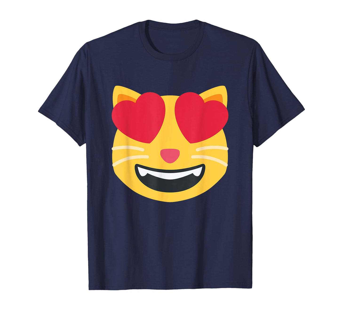Emoticon Smiling Cat Face T-Shirt