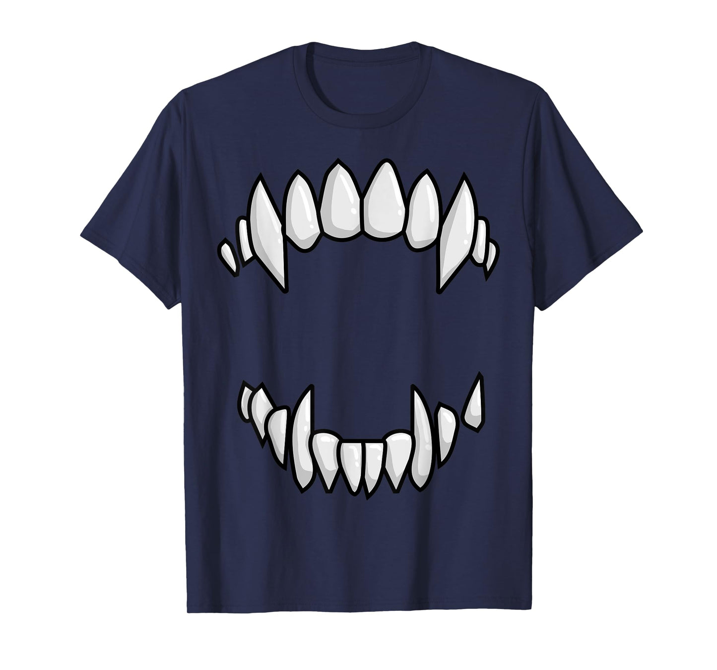 Vampire Fangs Teeth Halloween Monster Teeth Costume T-Shirt