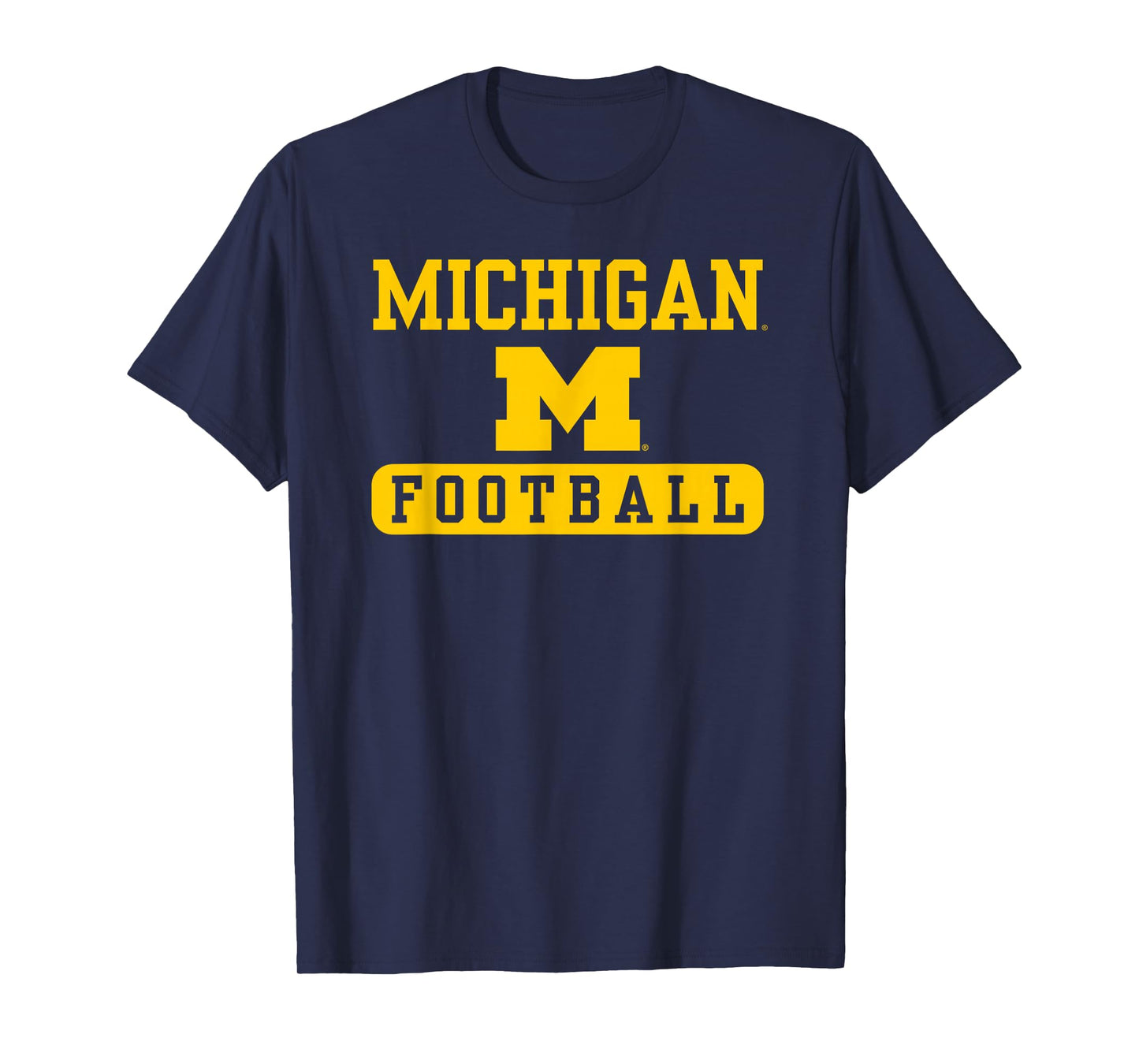 Michigan Wolverines Football Navy Officially Licensed T-Shirt