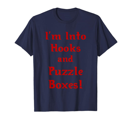 Hellraiser Inspired Hooks and Puzzle Boxes Horror Novelty T-Shirt