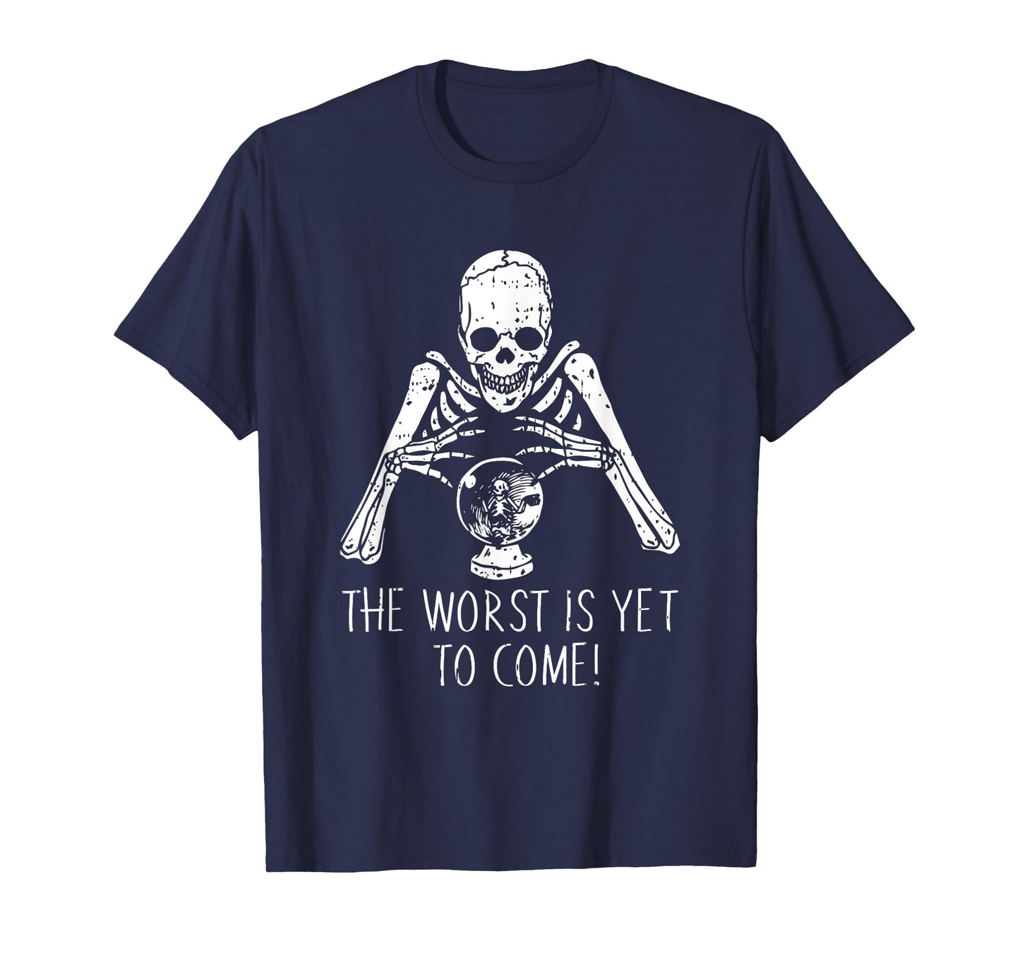 Fortune Teller Halloween Costume Funny Skull Skeleton T-Shirt