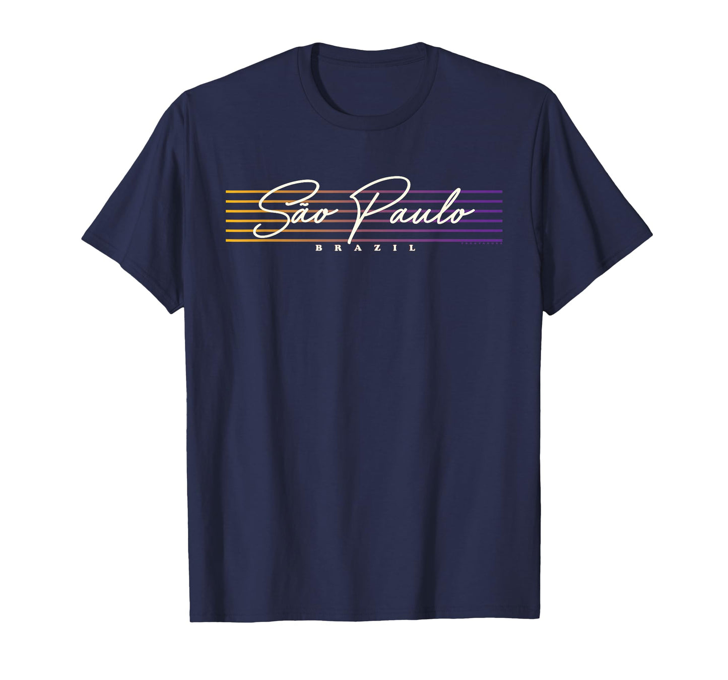 Brazil Nostalgic Retro Style São Paulo T-Shirt