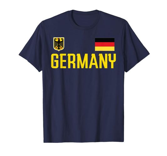 Germany Flag Deutschland Football Soccer Fan Men Women Kids T-Shirt