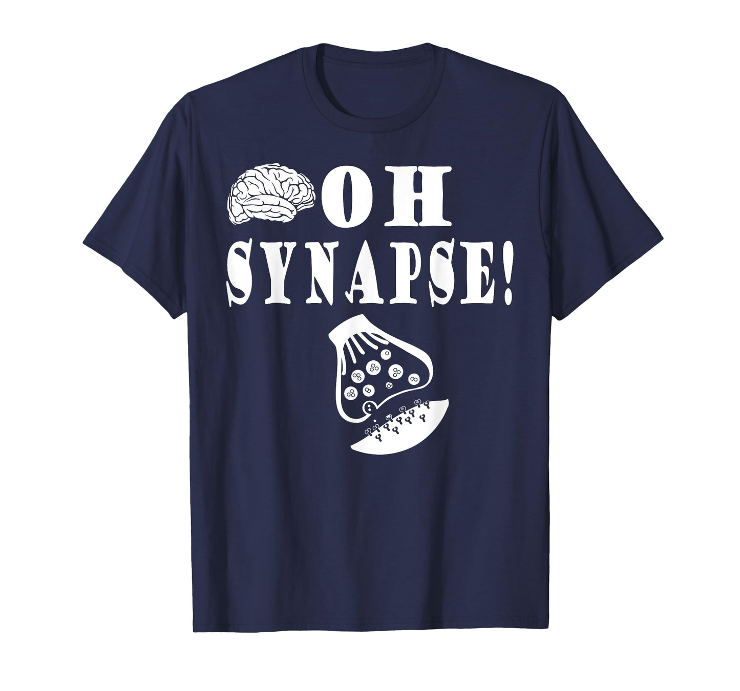Funny Neuroscience Neurologist Oh Snap Pun T Shirt Brain T-Shirt