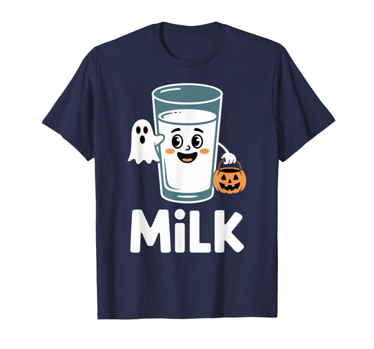 Cookie and Milk Couple Matching Halloween Costume T-Shirt