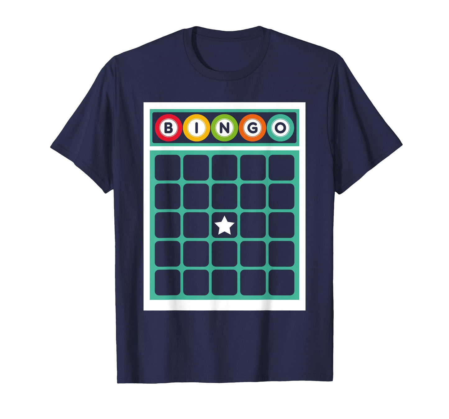Bingo Card Bingo Costume Funny Bingo Player Halloween Outfit T-Shirt
