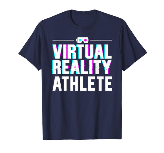 Funny Virtual Reality Athlete Design For Men Women VR Gamer T-Shirt