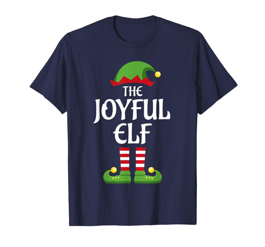 Joyful Elf Family Matching Group Christmas T-Shirt