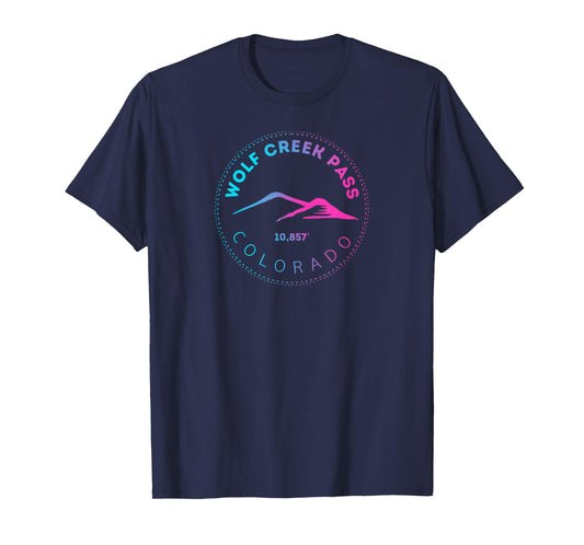 Wolf Creek Pass Colorado – Radiant Elevated Mountain T-Shirt