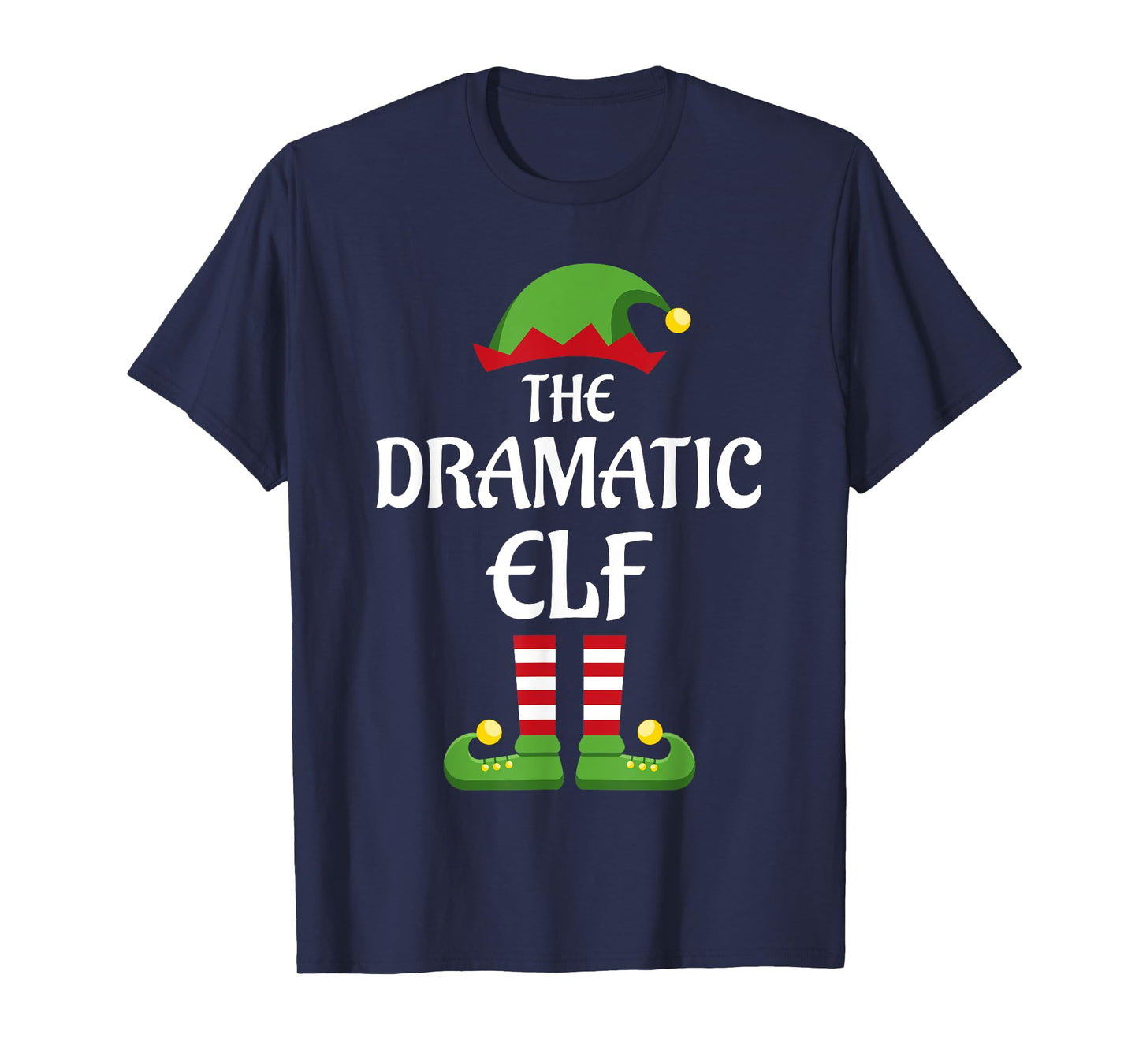 Dramatic Elf Family Matching Group Christmas T-Shirt