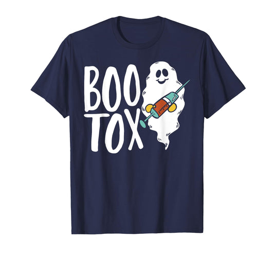 Botox Halloween Boo Tox Ghost Aesthetic Nurse Injector T-Shirt