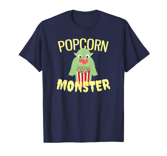 Funny popcorn monster T-shirt