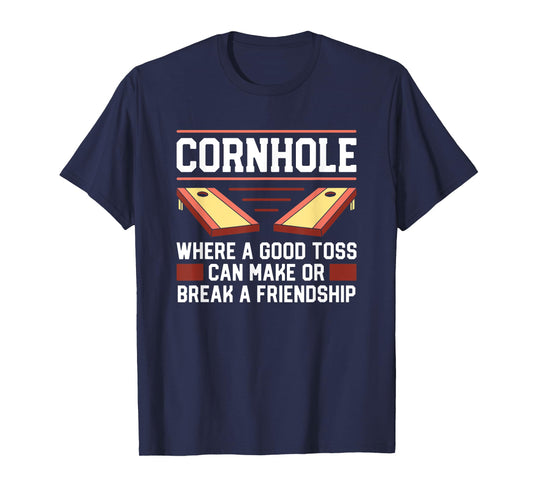 Cornhole Player Toss Game Cornhole Good Toss Funny Cornhole T-Shirt