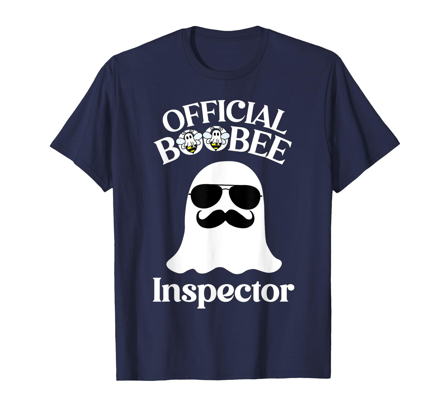 Boo-Bee Inspector Lazy DIY Halloween Costume Funny Ghost T-Shirt