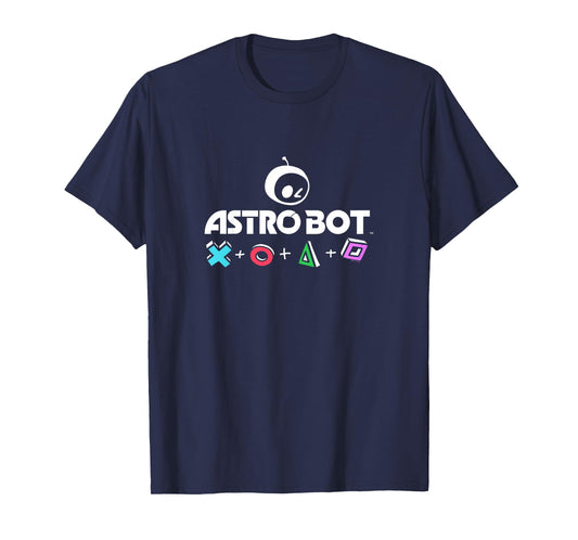 Astro Bot Kids PlayStation Symbols Video Game T-Shirt