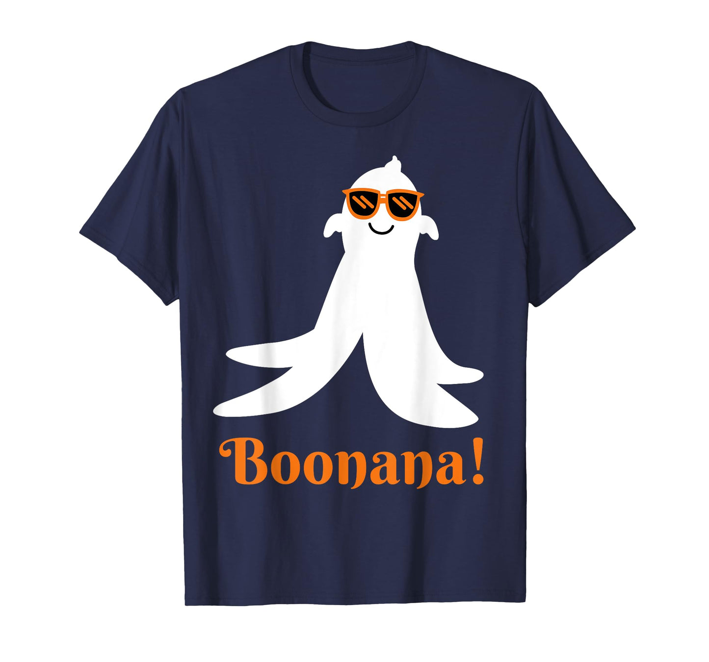 Boonana Boo-Nana Funny Halloween Costume Ghost Banana Puns T-Shirt