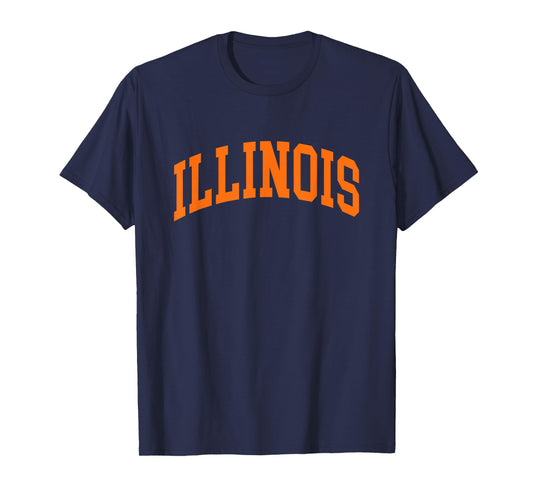 Illinois - Throwback Design - Classic T-Shirt
