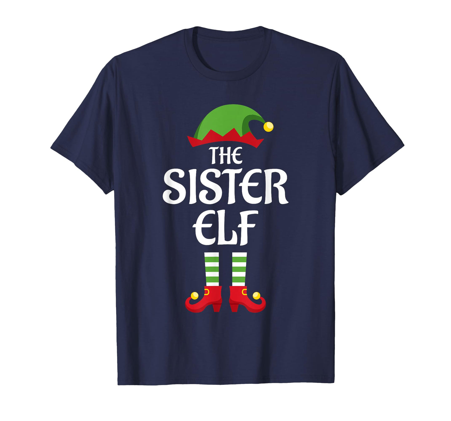 Sister Elf Family Matching Group Christmas T-Shirt