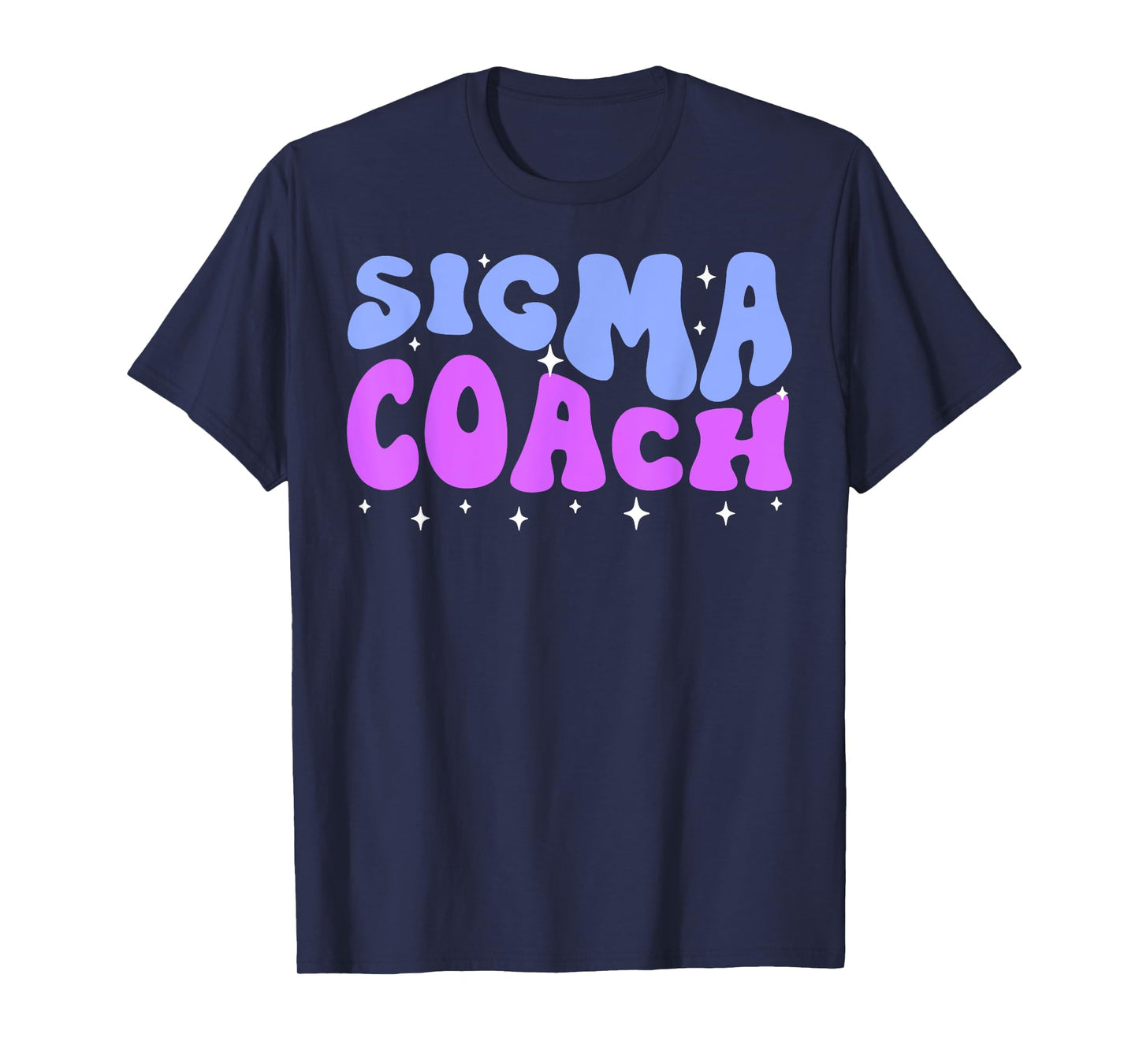 Sigma Coach Lone Wolf Stoic Strategist Groovy Art T-Shirt