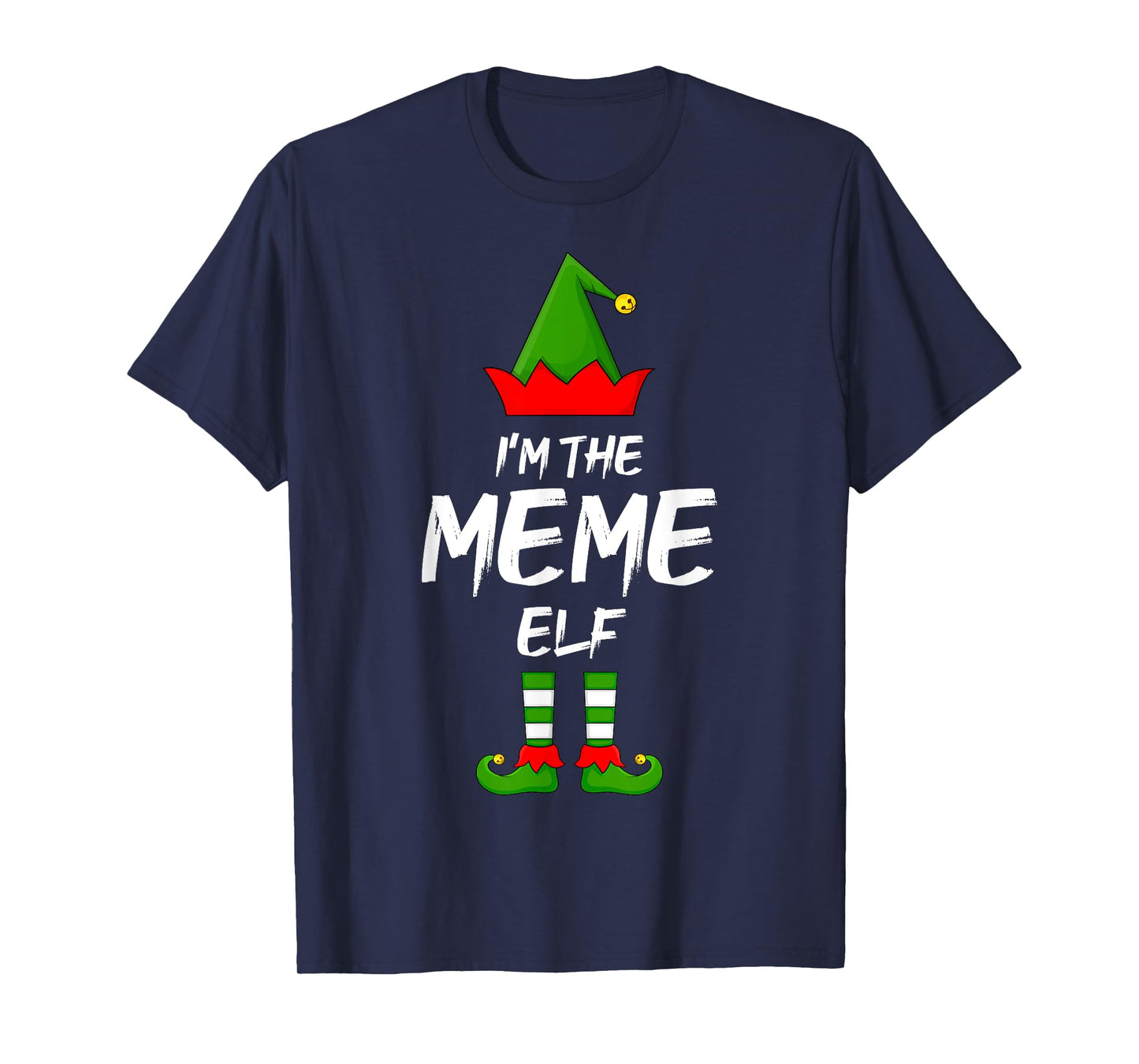 I'm The Meme Elf Funny Matching Family Elf Christmas T-Shirt
