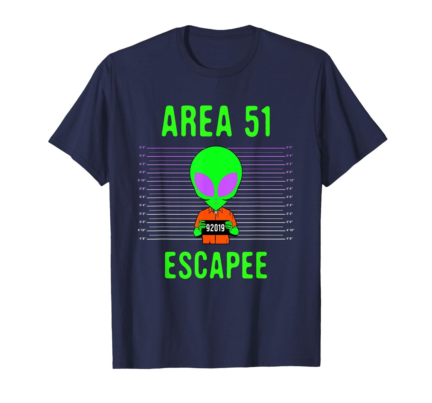 Storm Area 51 Meme Alien Costume Halloween Apparel - Adult Unisex T-Shirt - Black - Short Sleeve - Alien Graphic - Halloween - Fantasy - Men, Adults - Small