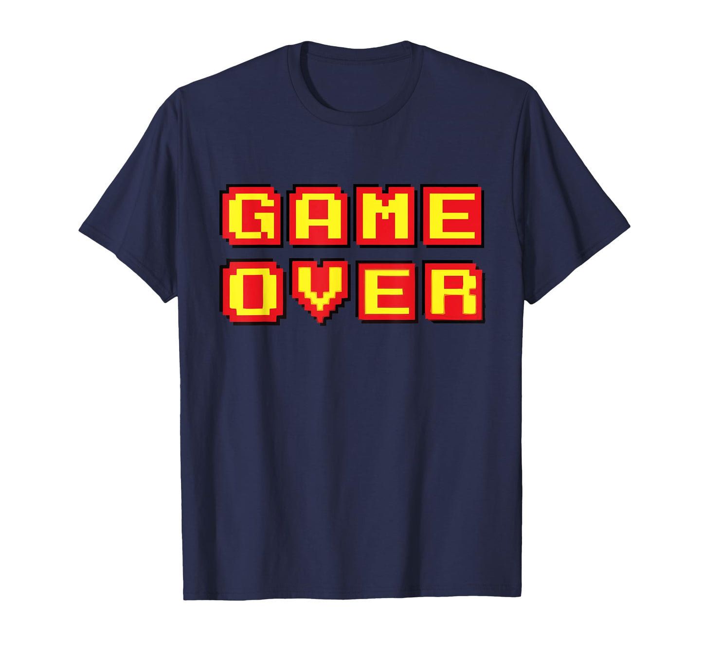 Game Over Vintage Retro Video Games Gaming gift arcade T-Shirt