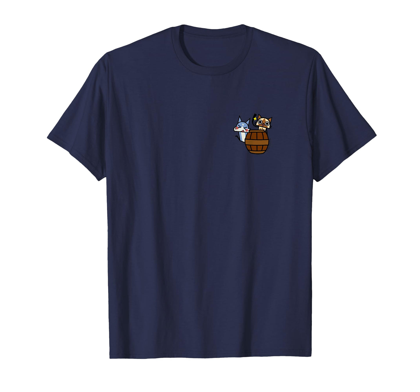 Monster Hunter Rise: Sunbreak Palamute＆Palico (Barrel) T-Shirt