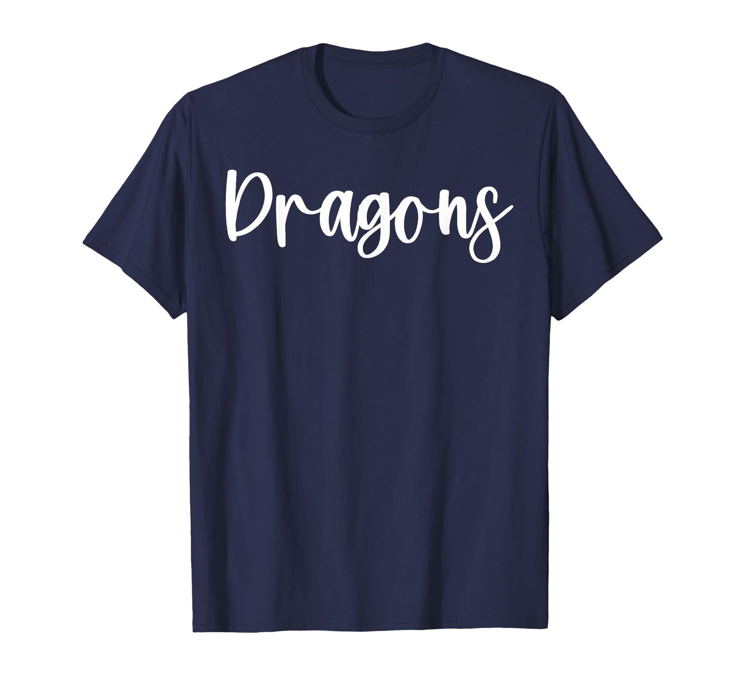Dragons School Spirit Team Mascot Game Night T-Shirt