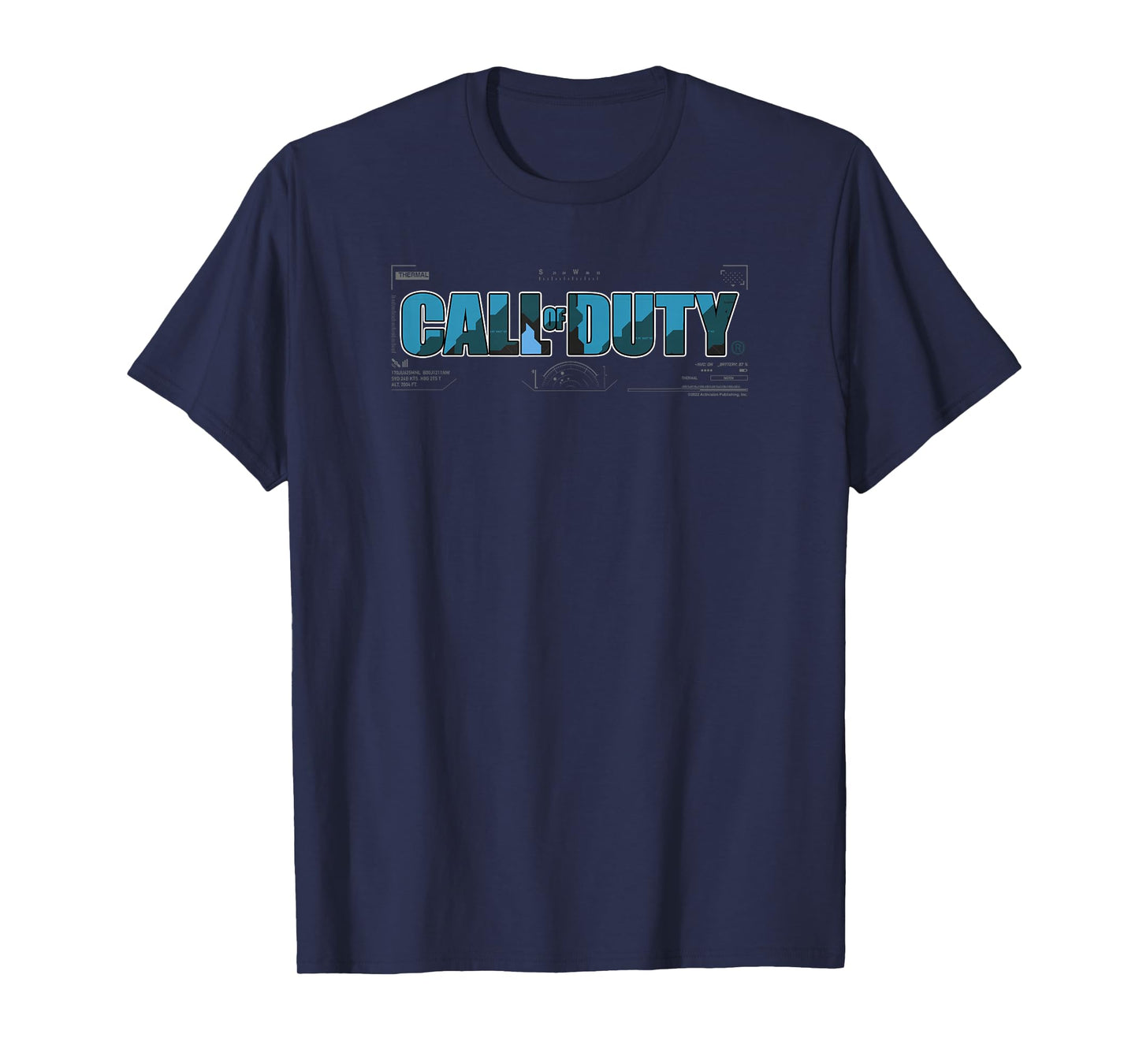 Call Of Duty Classic Game Logo Seen Through Visor V2 T-Shirt