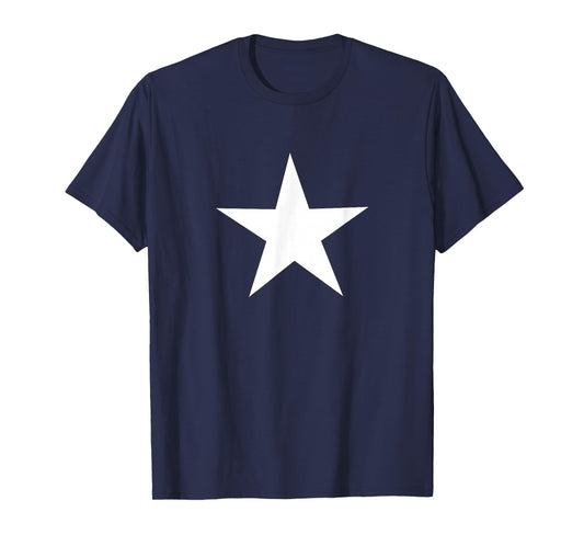 White Star on Front T-Shirt