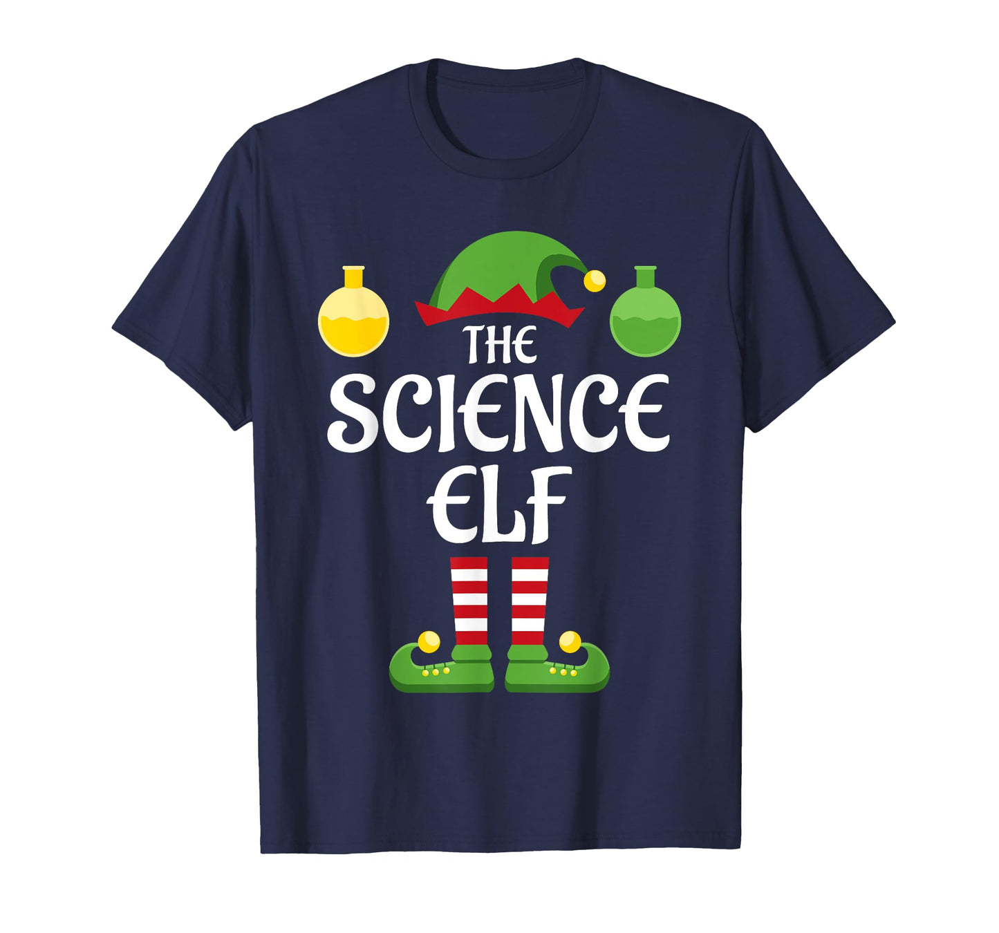 Science Elf Family Matching Group Christmas T-Shirt