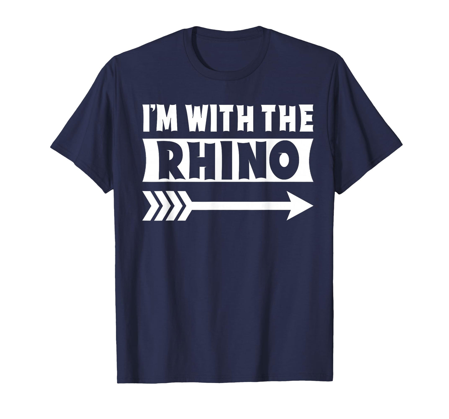 I'm With The Rhino Halloween Costume Rhino Halloween T-Shirt
