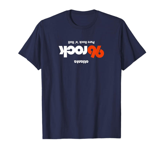 96 Rock Atlanta Upside Down Dark T-Shirt