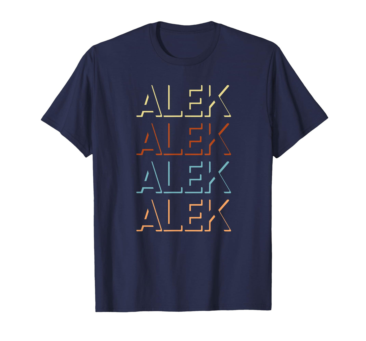 Alek First Name Tshirt My Personalized Tee Named T-Shirt