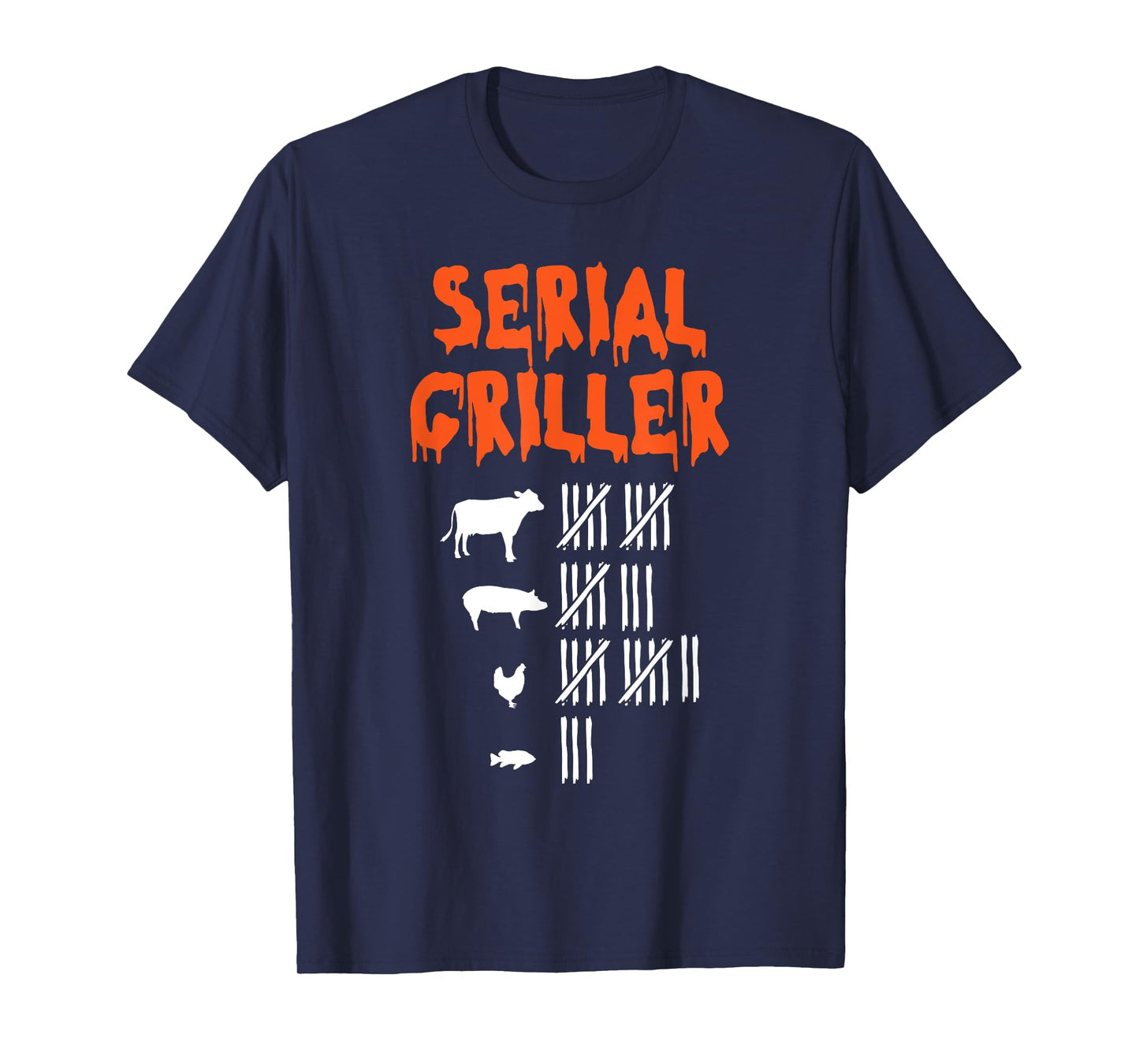 Serial Griller Lazy Halloween Costume Funny BBQ Chef Smoker T-Shirt