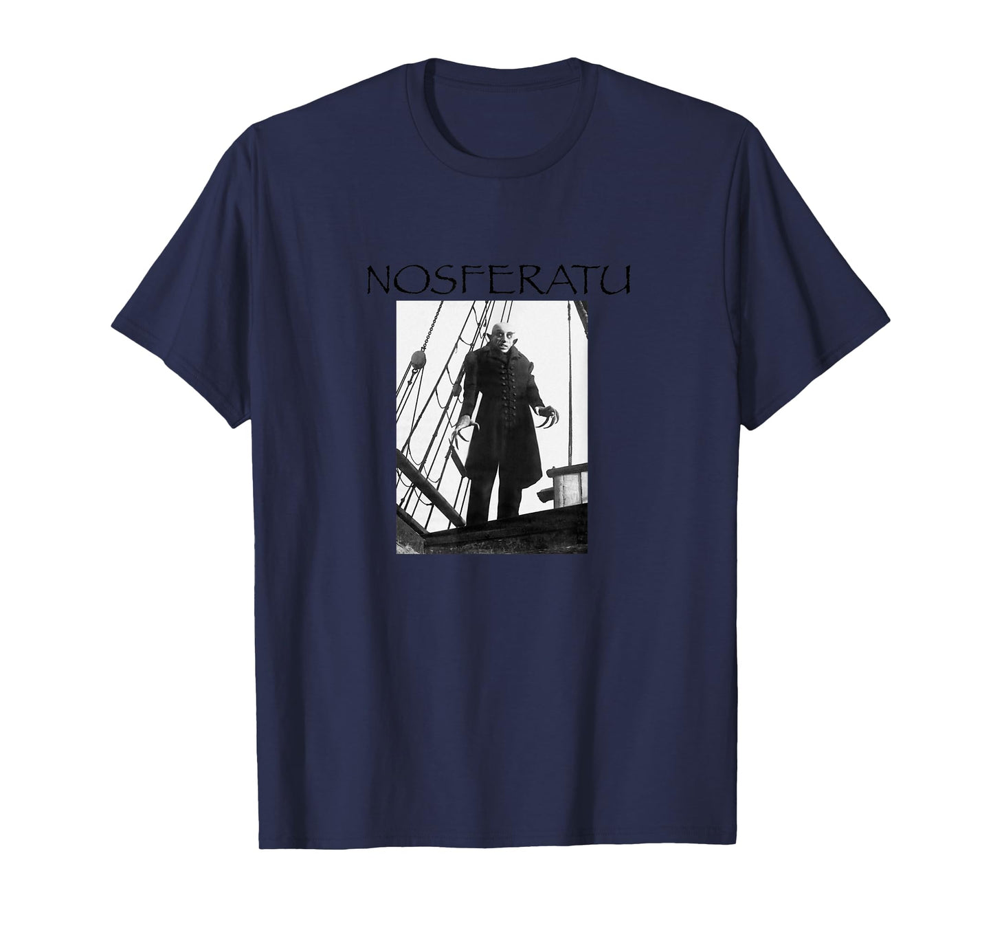 Officially Branded Unisex-Kids Black Cotton Modern Classic Fit T-Shirt - NOSFERATU